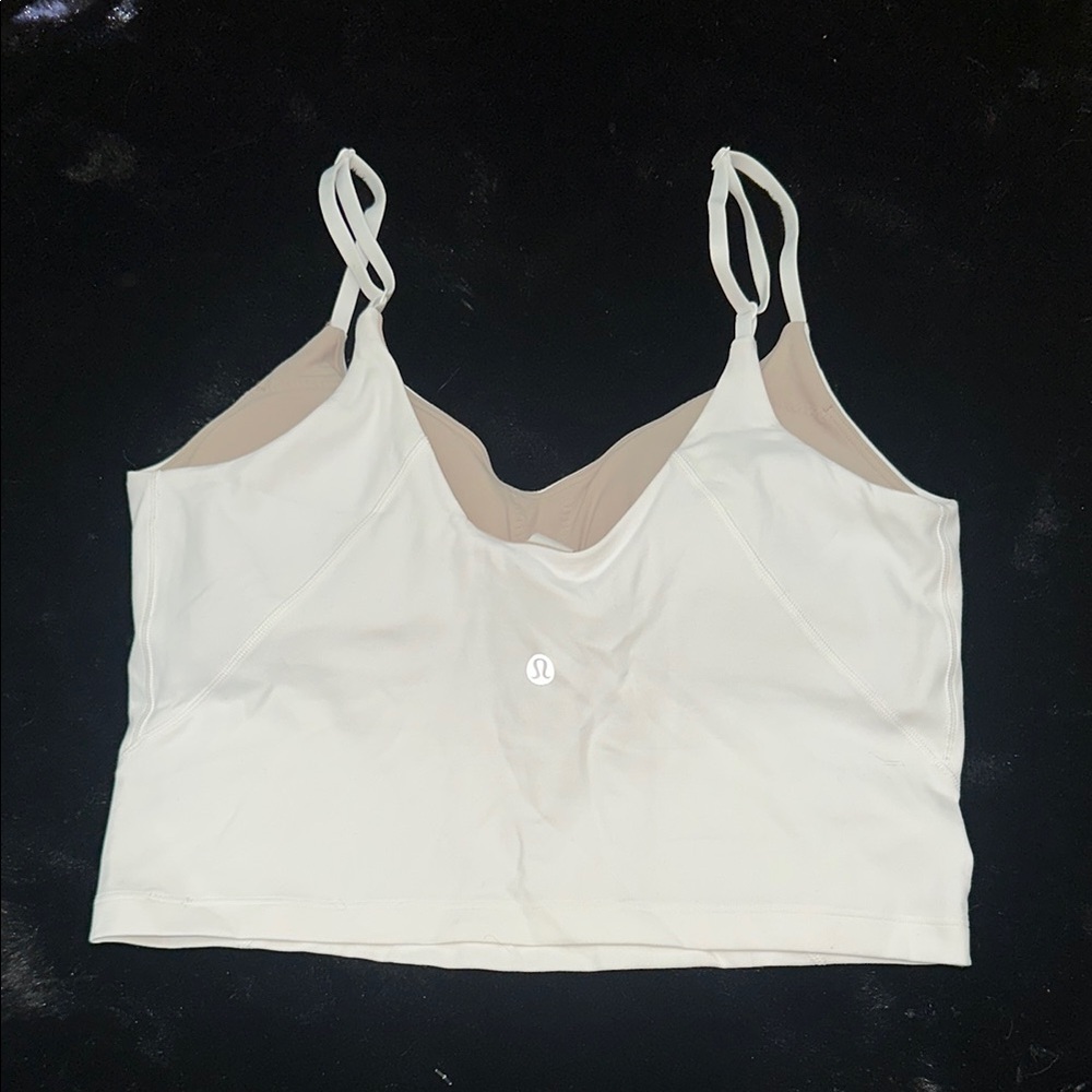 Lululemon White Sports Bra
